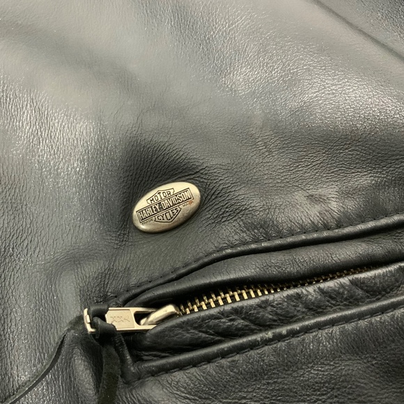 Harley Davidson Leather Jacket 3XL (Men's) - Picture 3 of 11